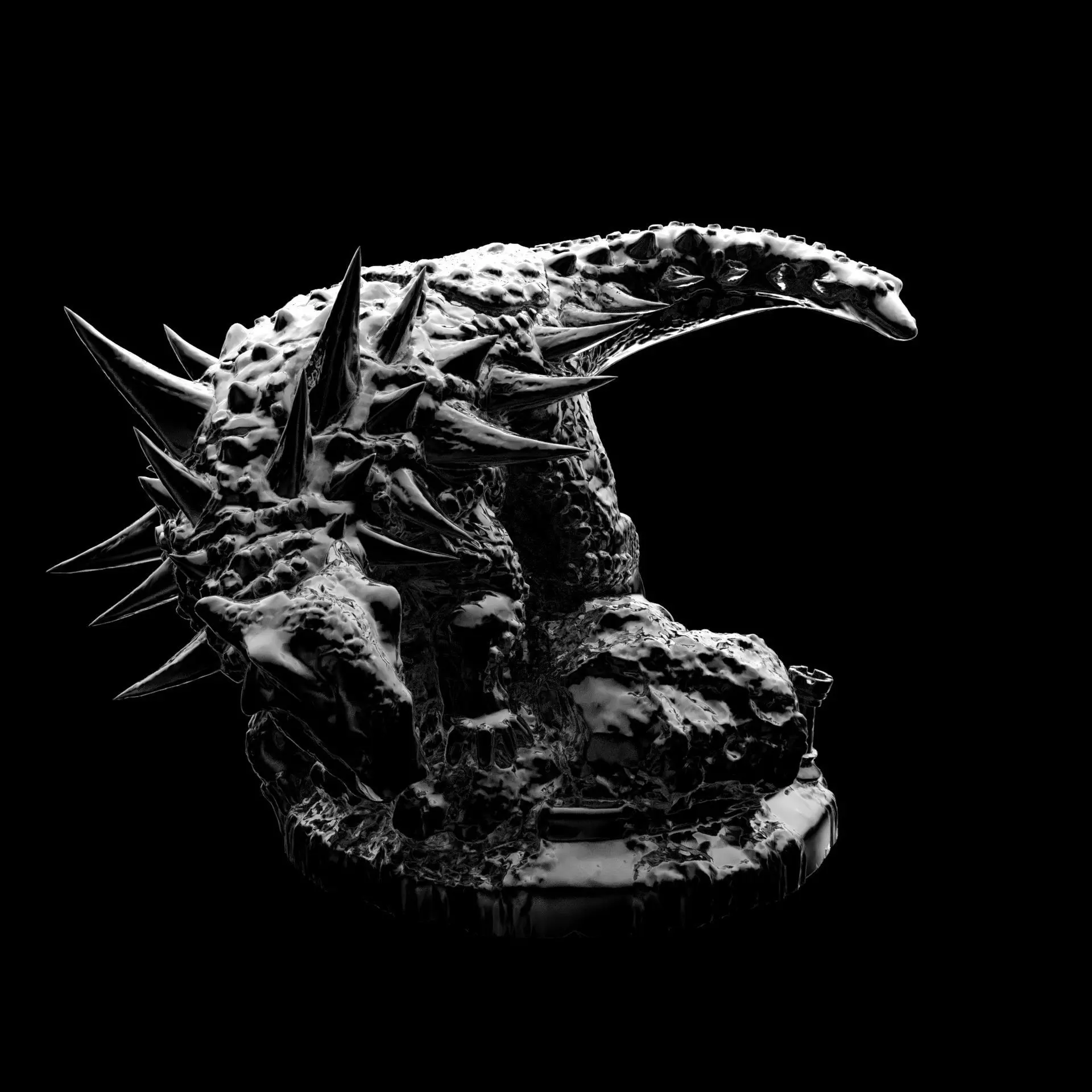 Gastonia Chess Piece Rook 3D print model
