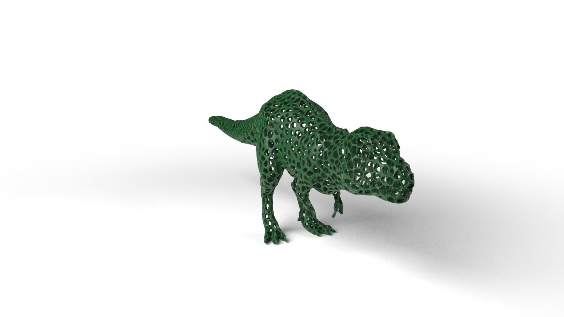 Tyrannosaurus Voronoi Low-poly 3D model_2