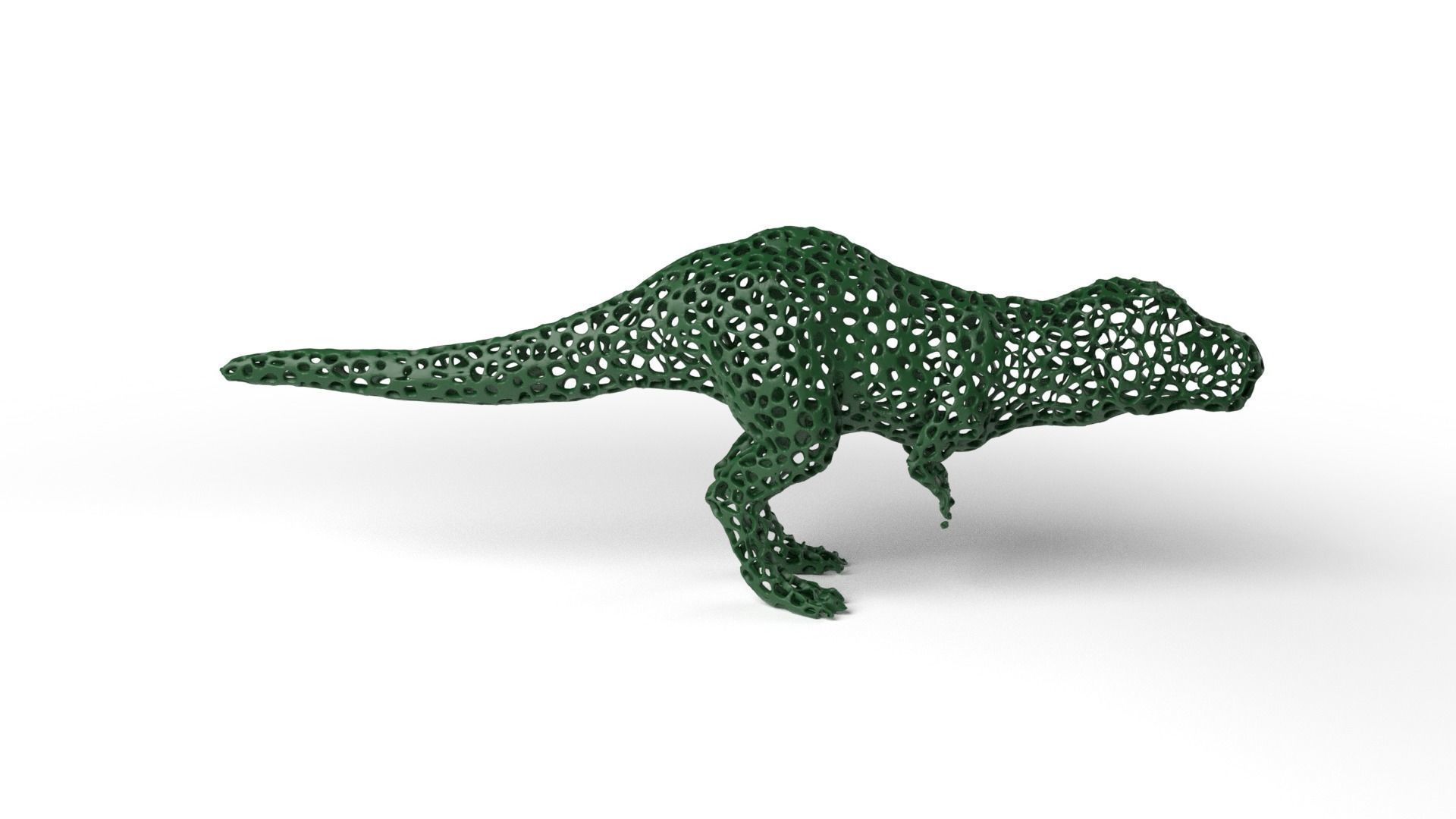 Tyrannosaurus Voronoi Low-poly 3D model_3
