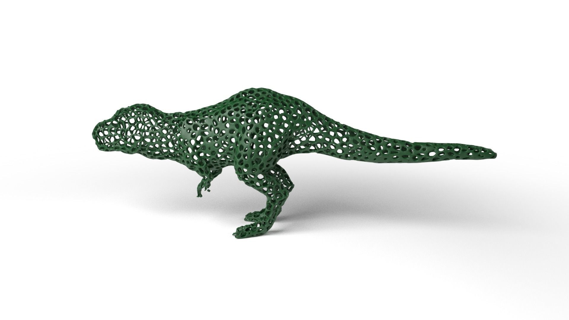 Tyrannosaurus Voronoi Low-poly 3D model_6
