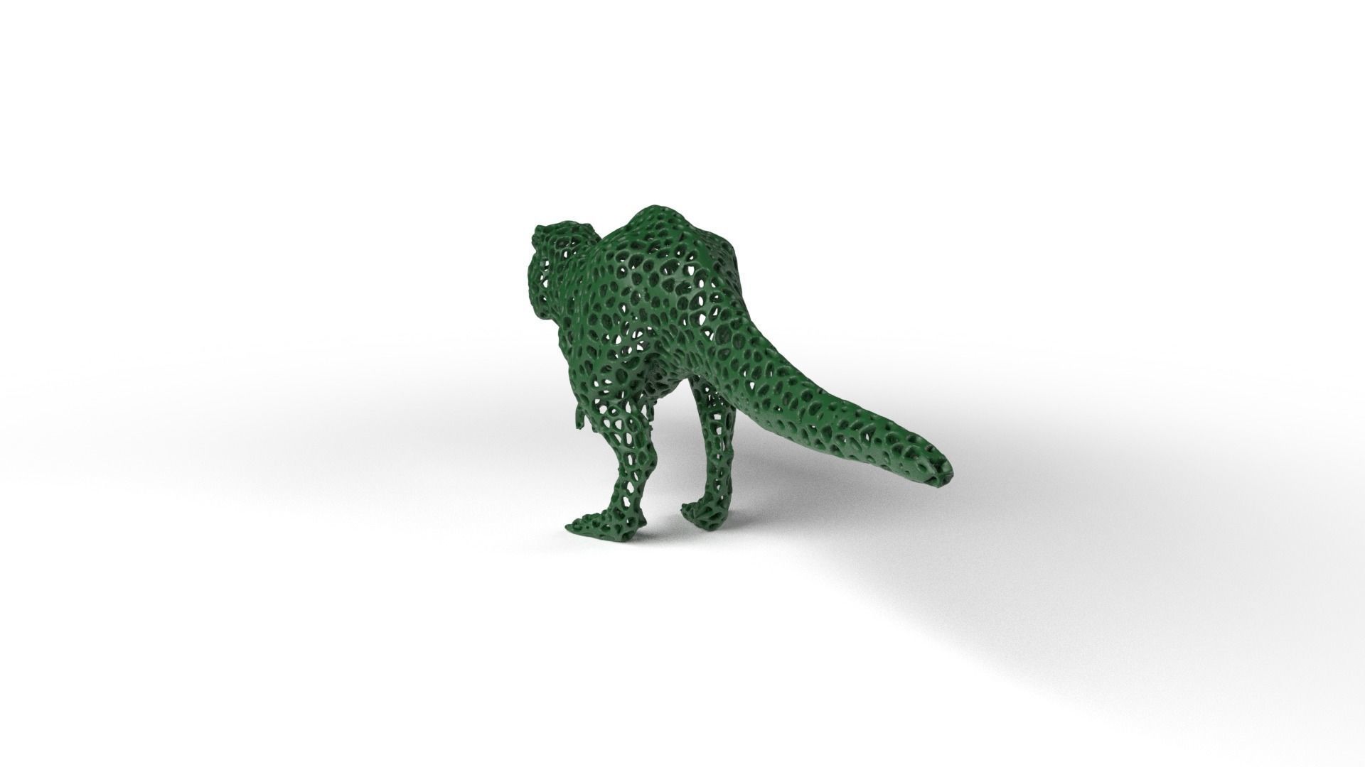 Tyrannosaurus Voronoi Low-poly 3D model_5