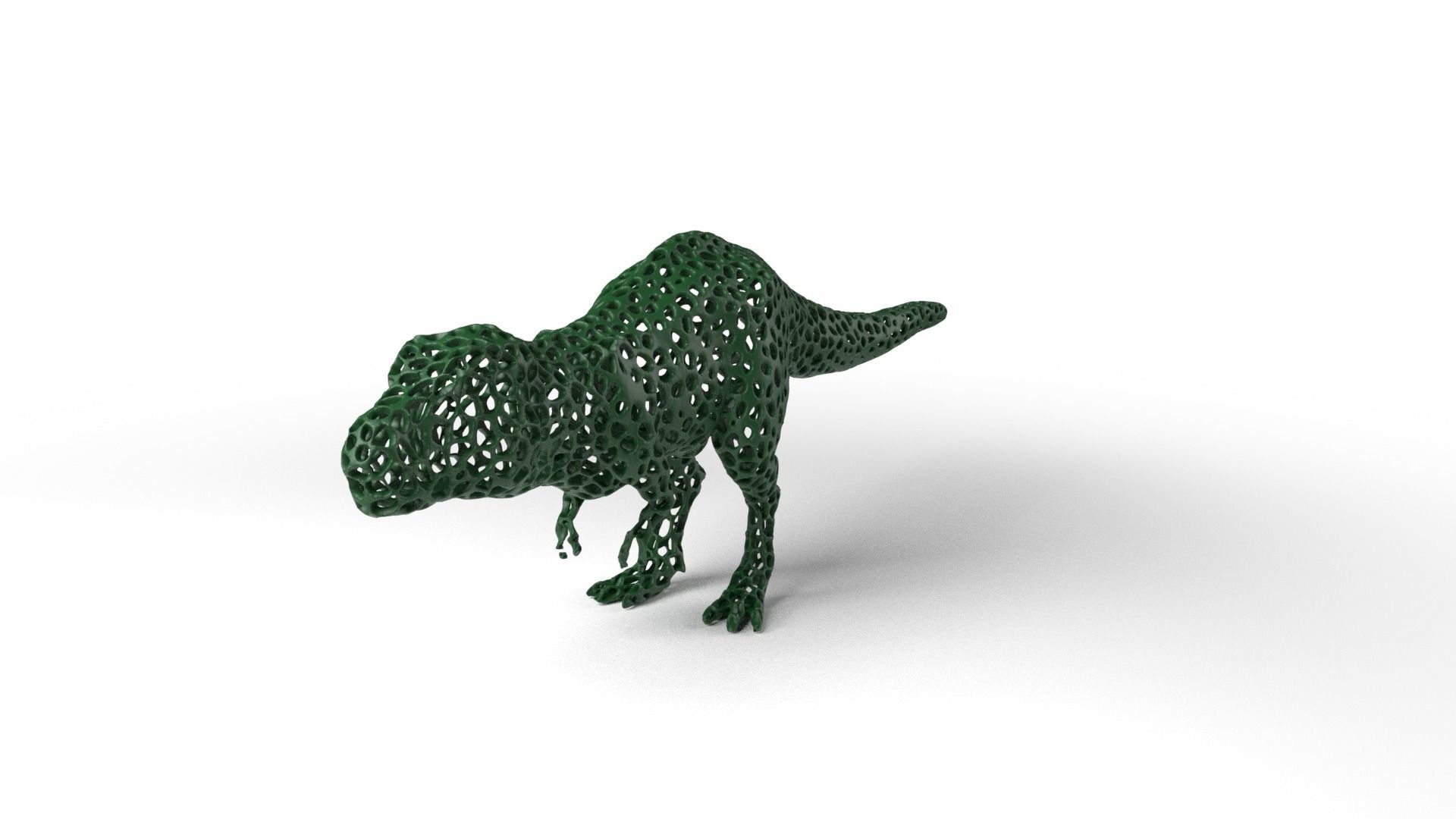 Tyrannosaurus Voronoi Low-poly 3D model_1