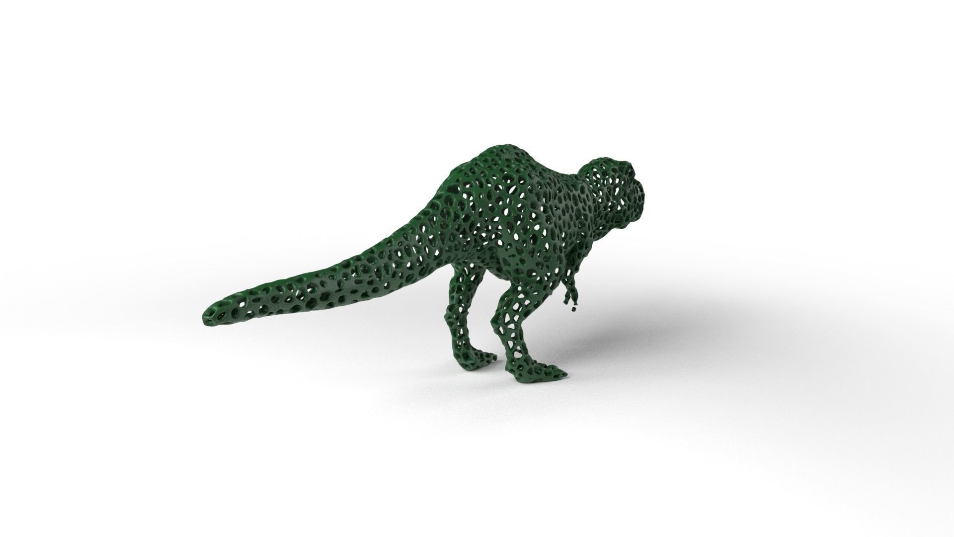 Tyrannosaurus Voronoi Low-poly 3D model_4