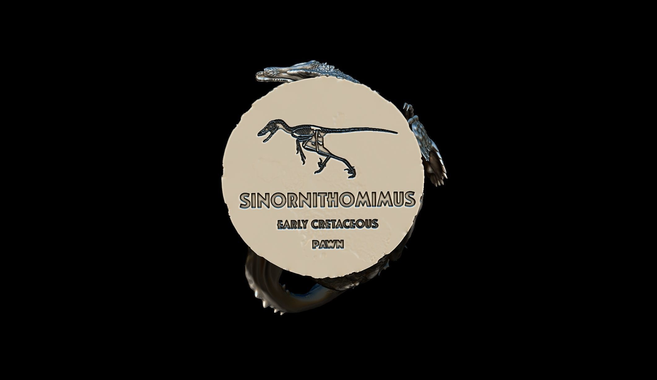 Dinosaur Chess Complete 3D print model_22