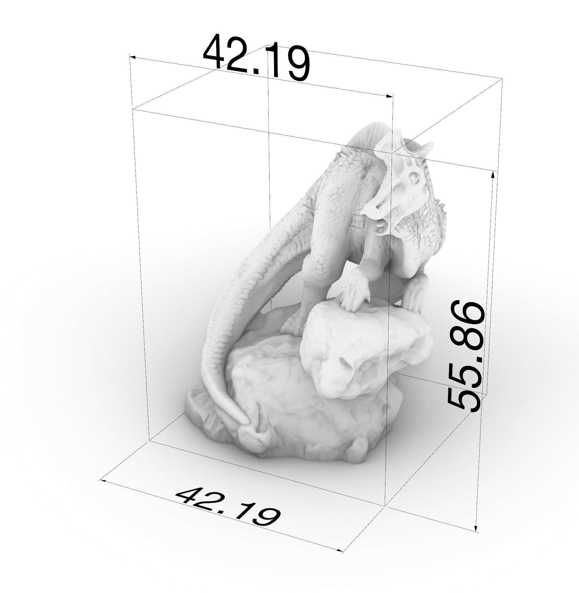 Dinosaur Chess Complete 3D print model_17