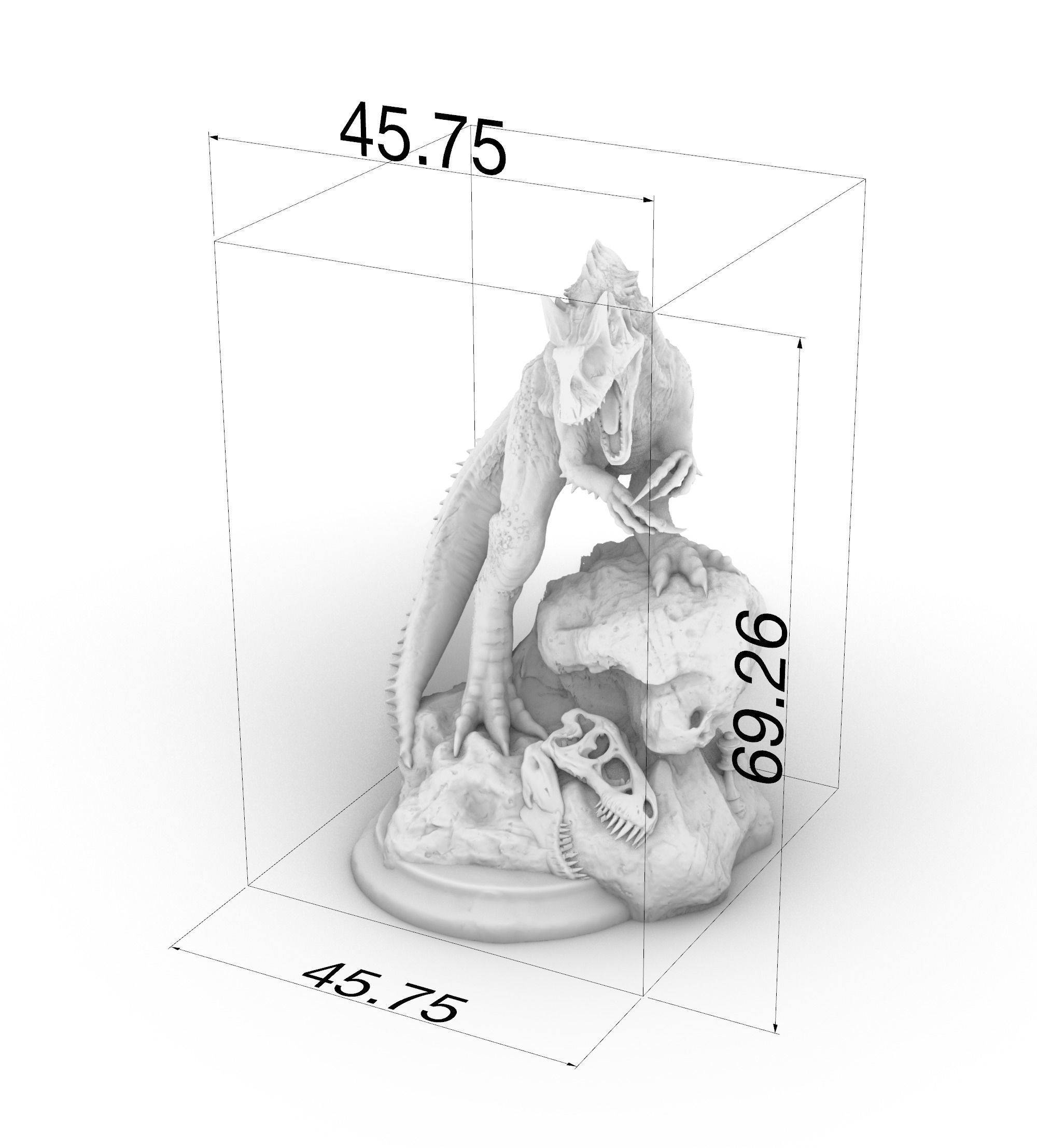 Dinosaur Chess Complete 3D print model_18