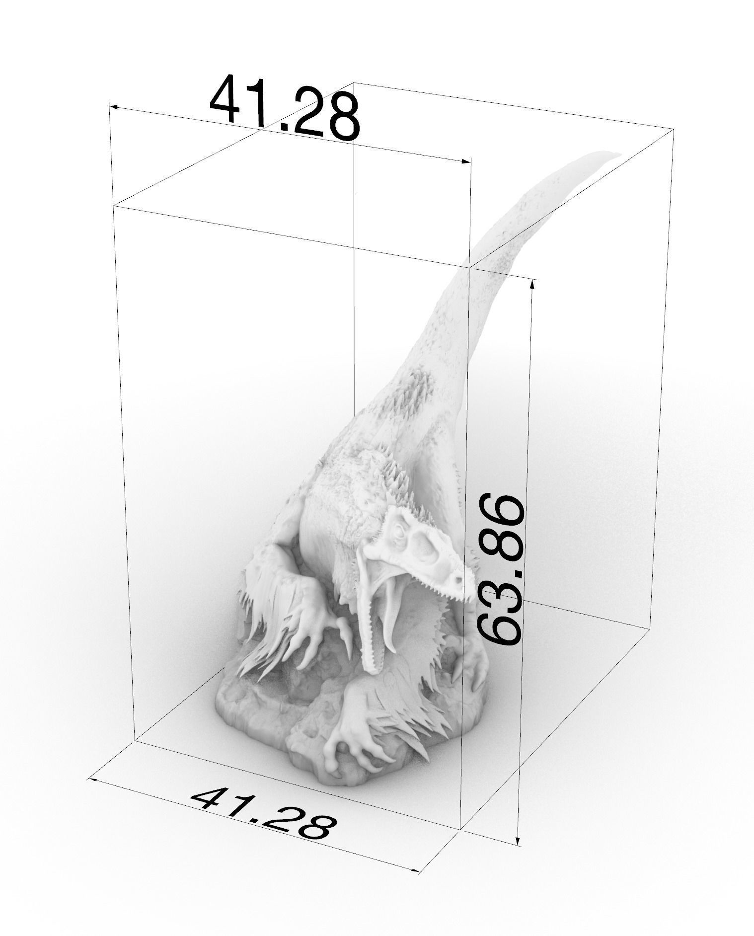 Dinosaur Chess Complete 3D print model_15