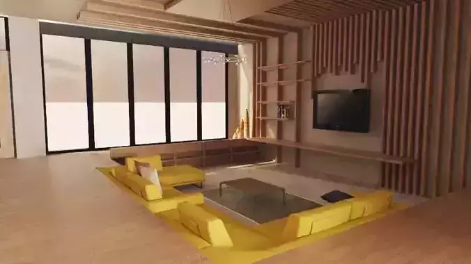  living room design 3d