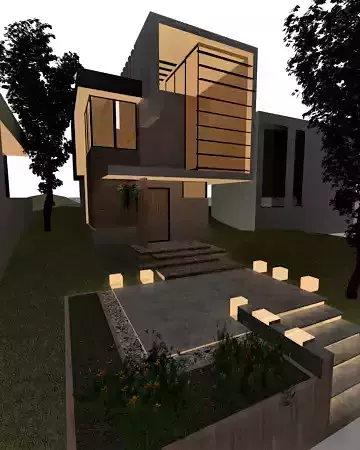 modern house 3d