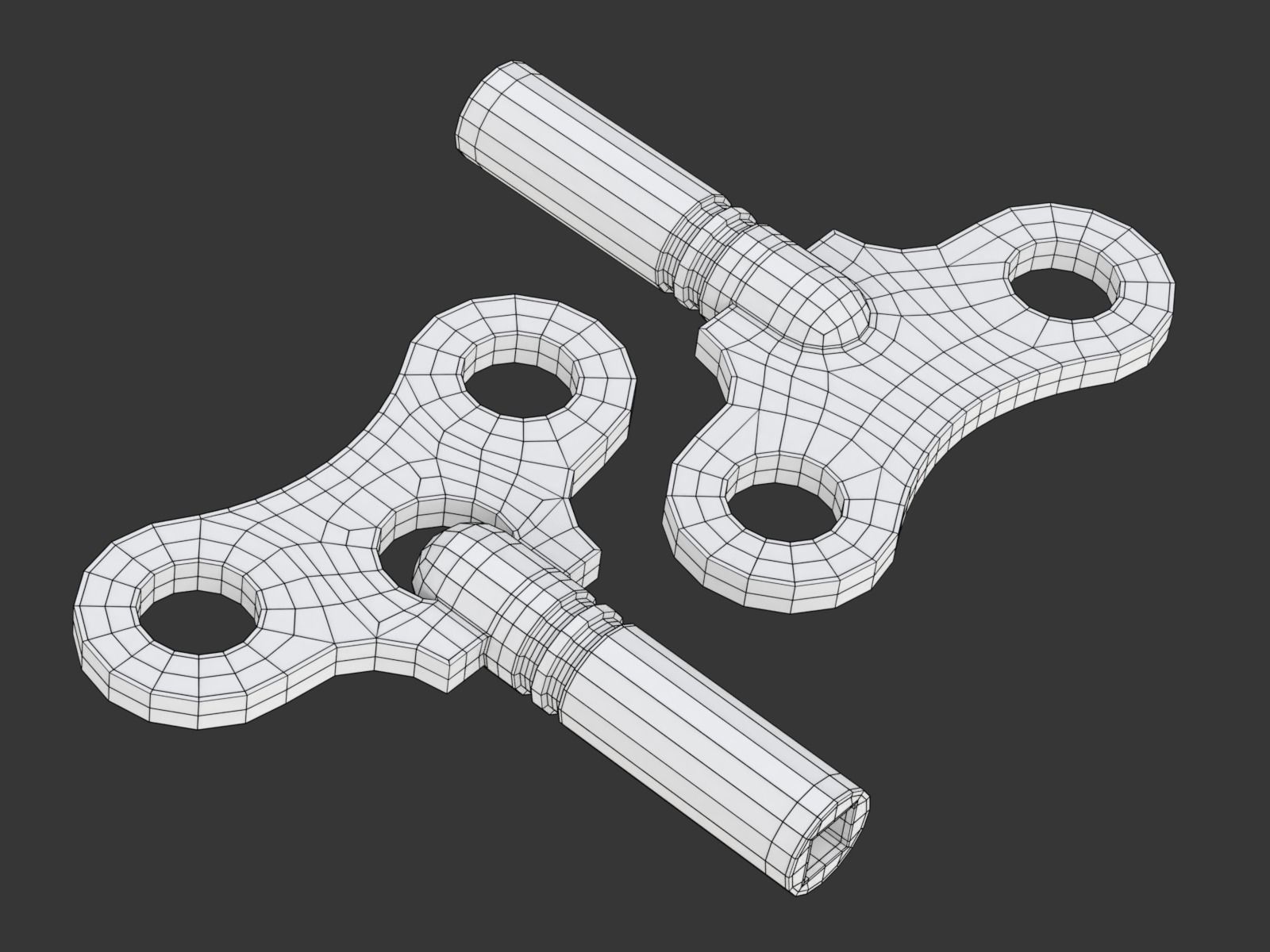 Winding Keys 3D model_11