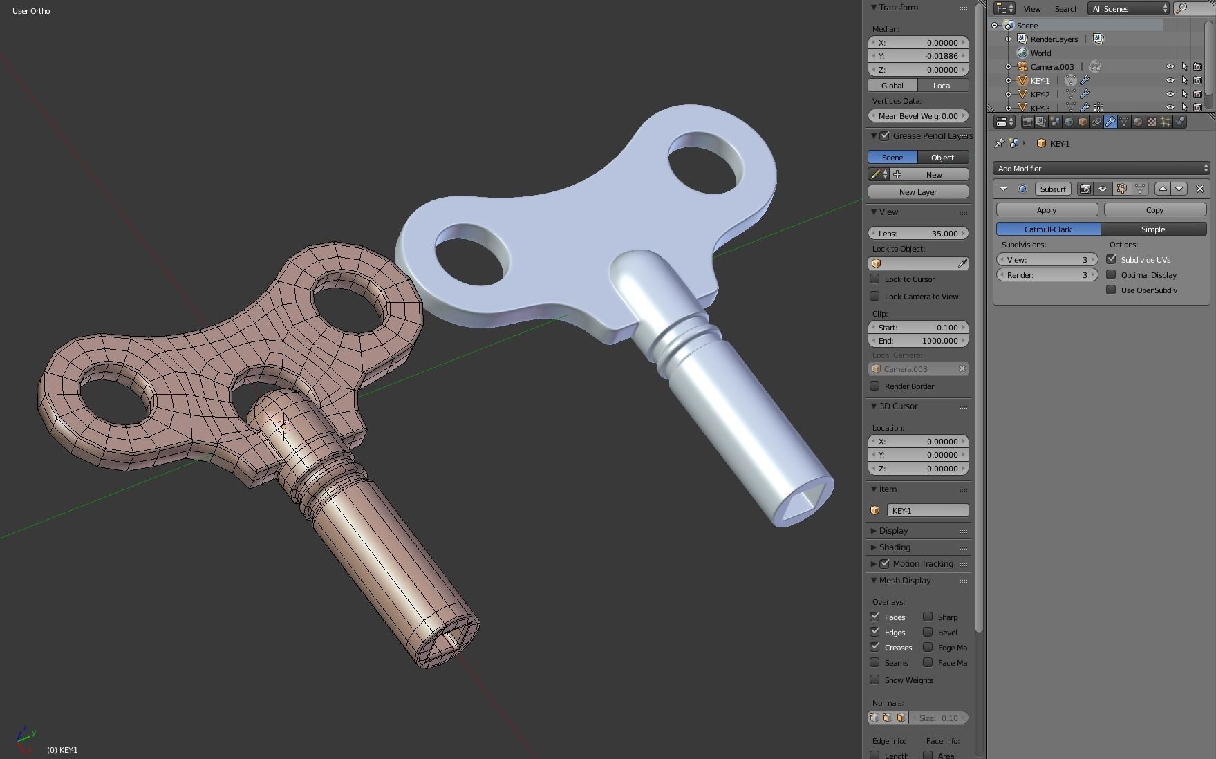 Winding Keys 3D model_10