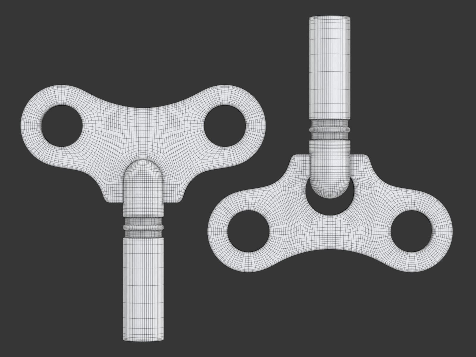 Winding Keys 3D model_17