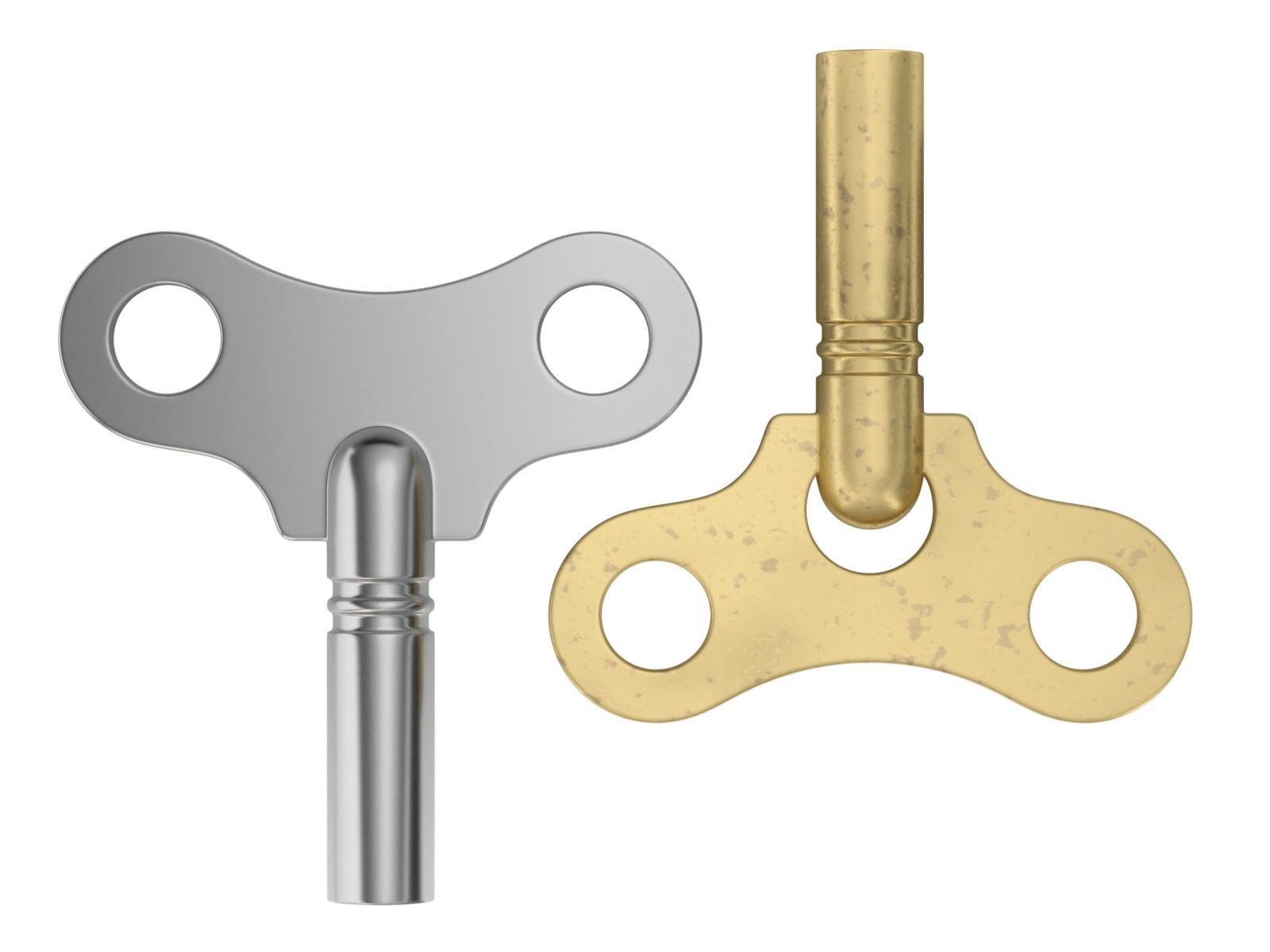 Winding Keys 3D model_2