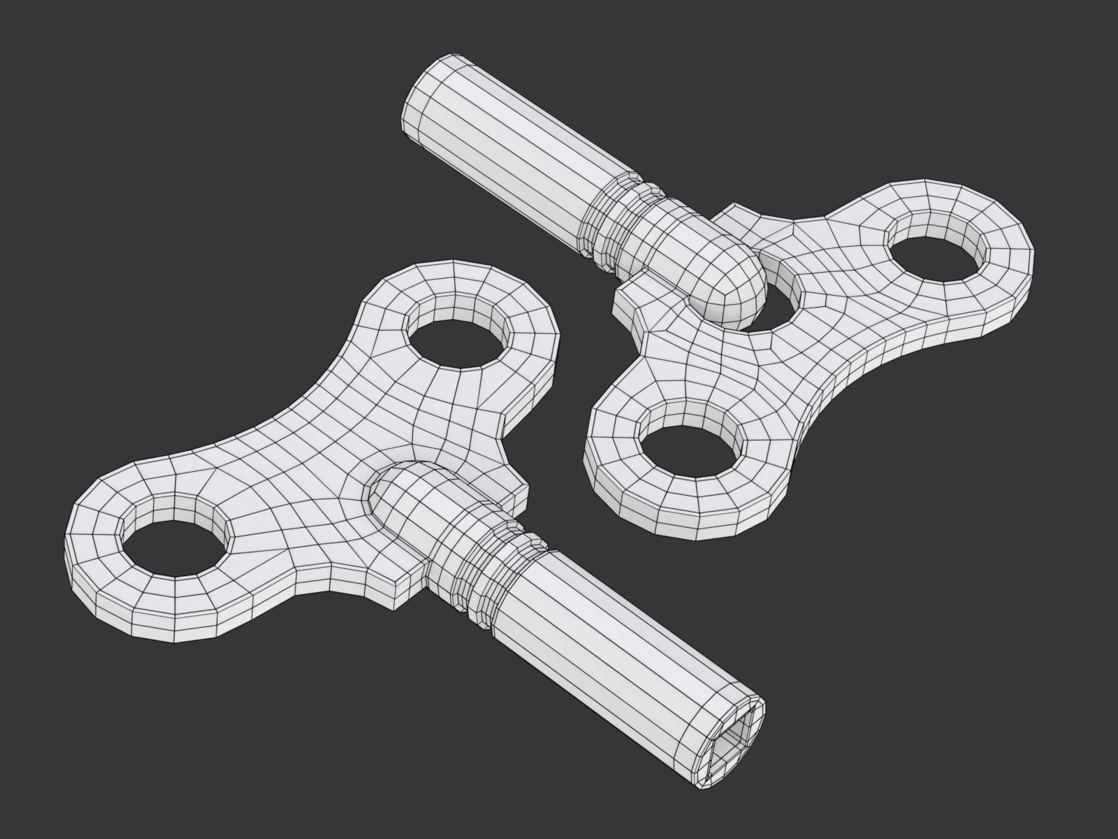 Winding Keys 3D model_12