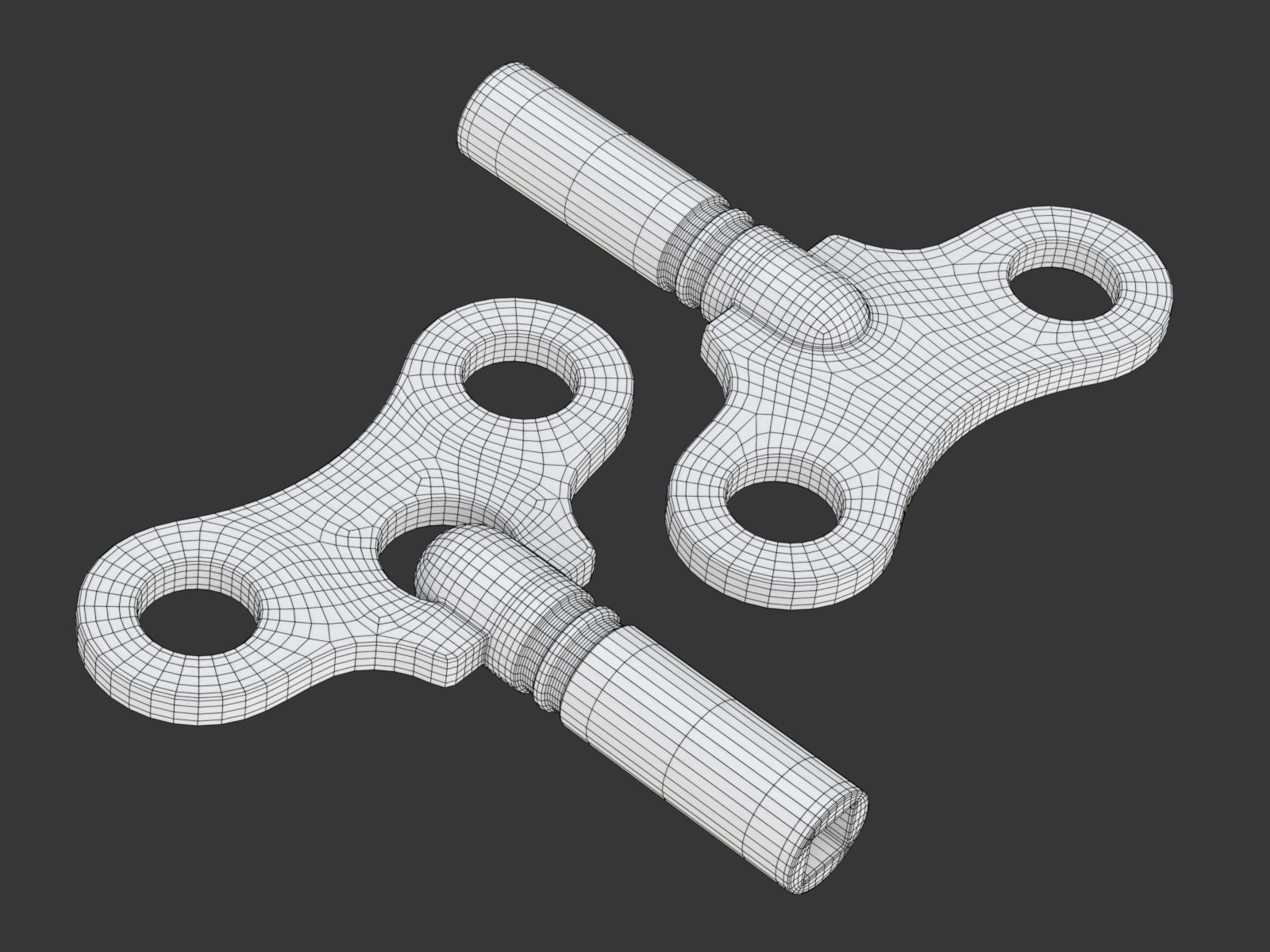 Winding Keys 3D model_13