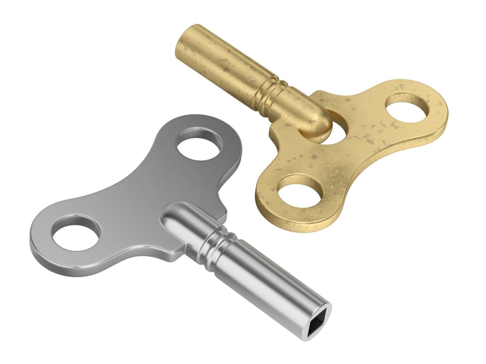 Winding Keys 3D model_1