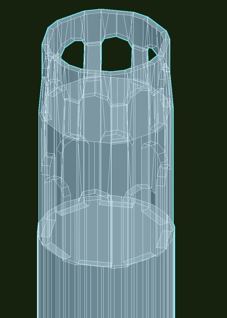 Coit Tower Low-poly 3D model_20