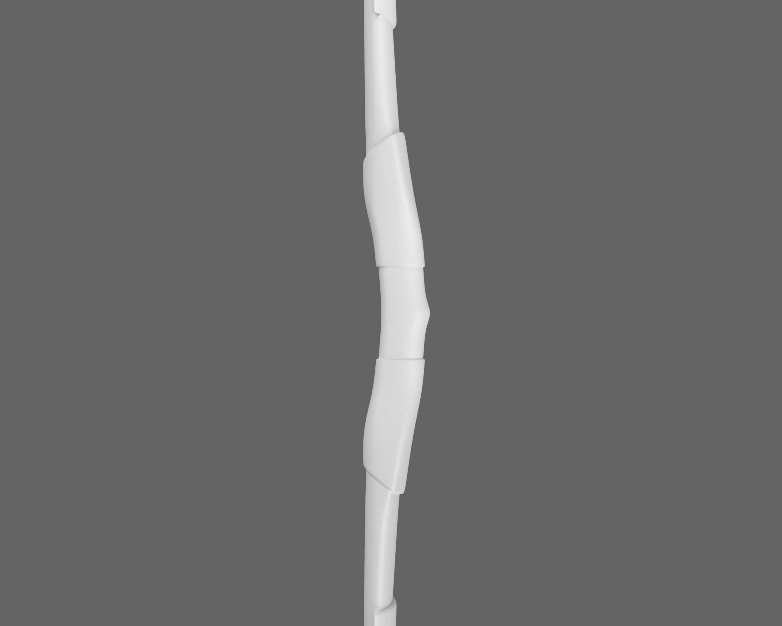 Ancient Indo Persian Bow and Arrow Low-poly 3D model_12