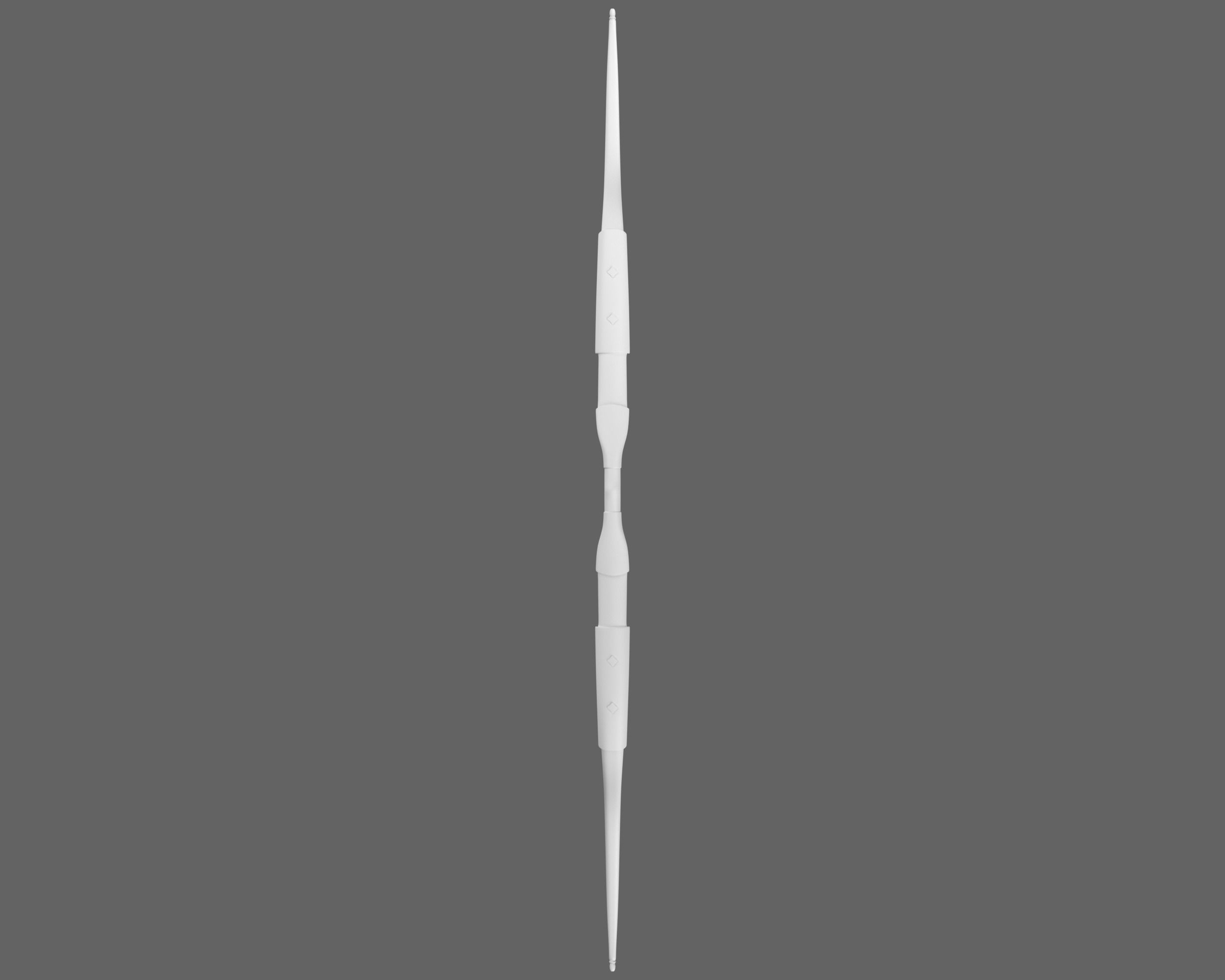 Ancient Indo Persian Bow and Arrow Low-poly 3D model_9