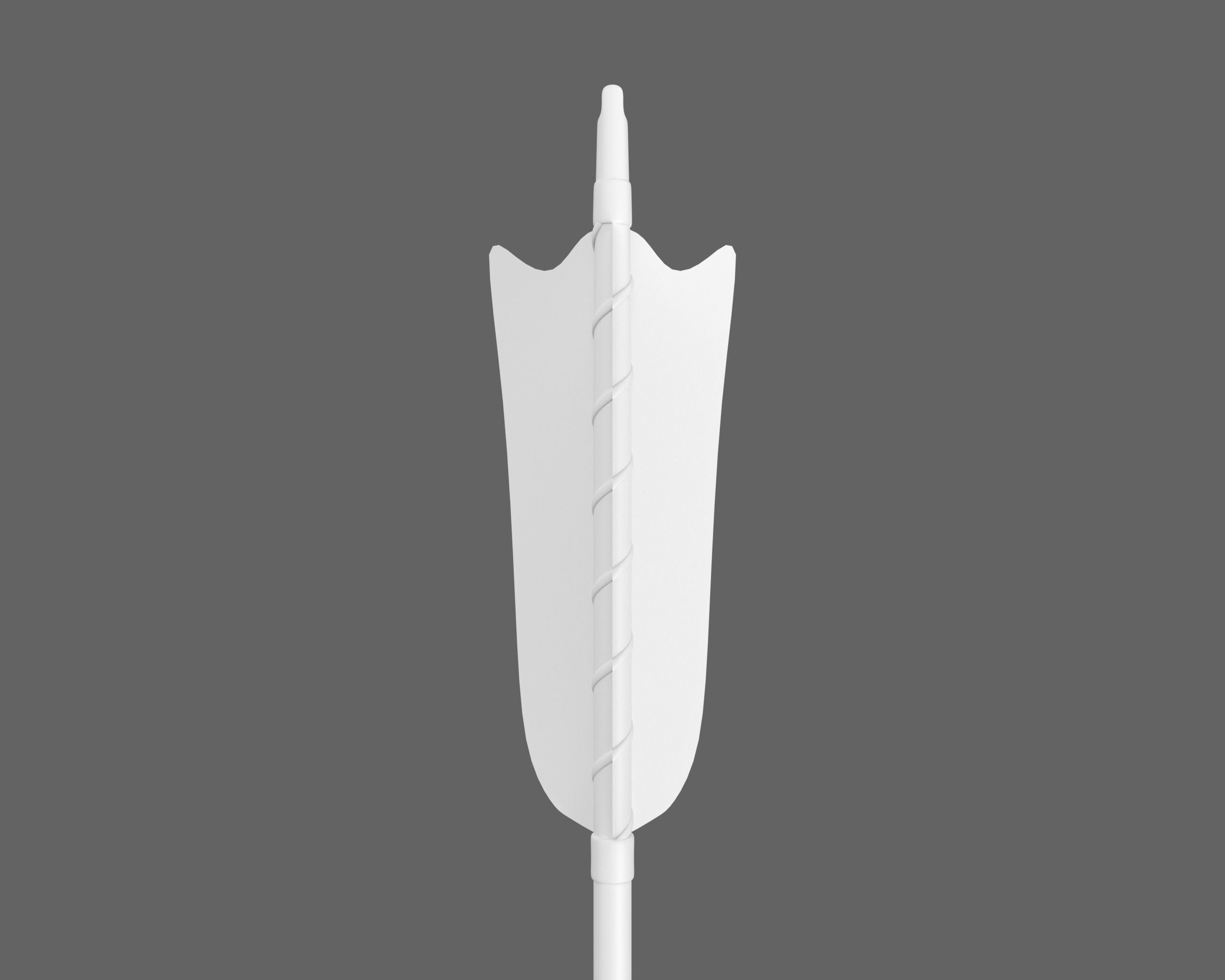 Ancient Indo Persian Bow and Arrow Low-poly 3D model_28