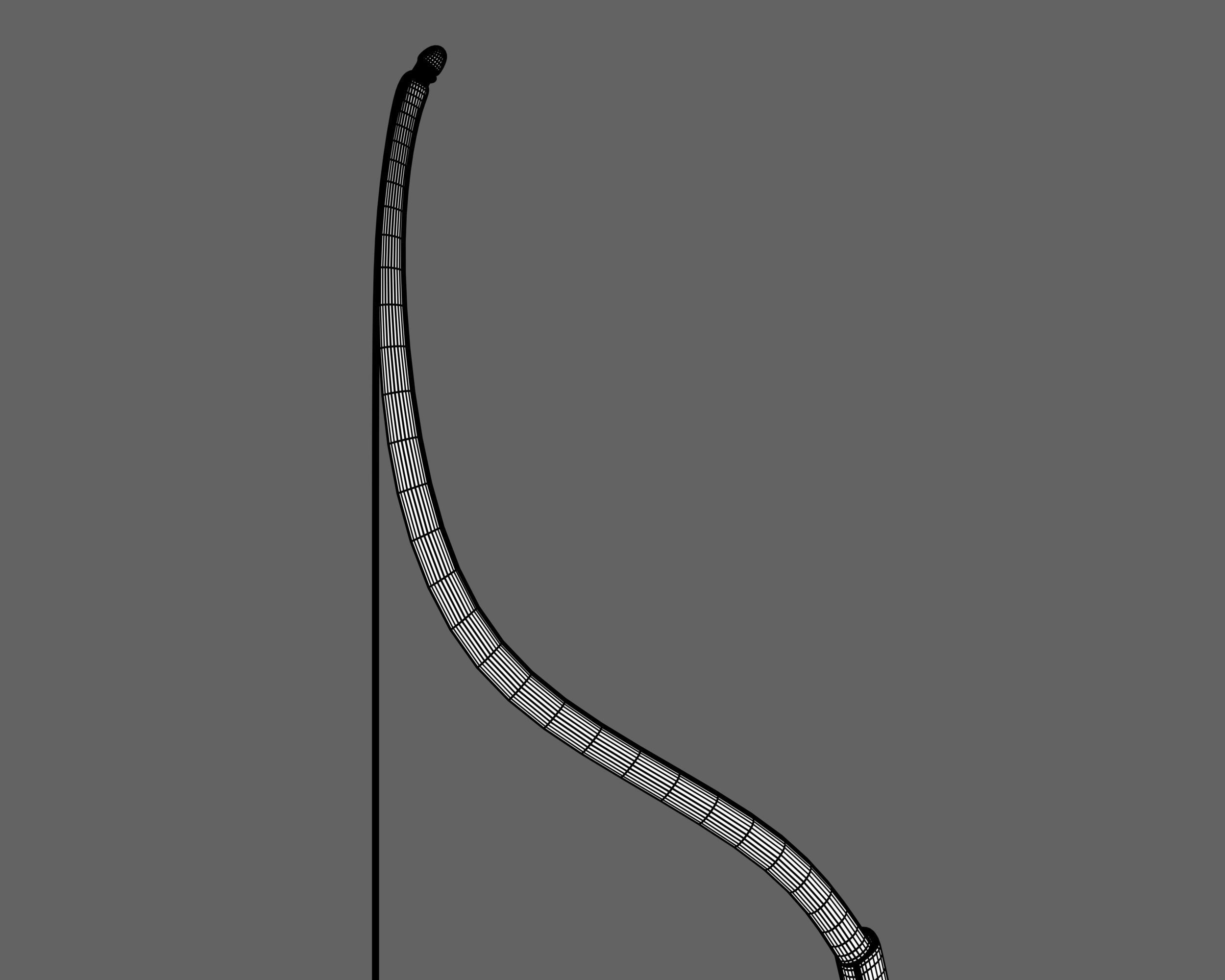 Ancient Indo Persian Bow and Arrow Low-poly 3D model_16