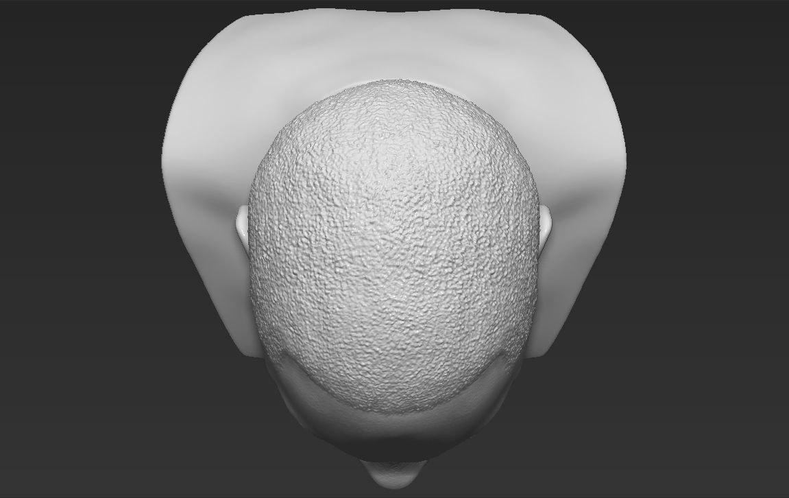 Idris Elba bust 3D printing ready stl obj formats 3D print model_18
