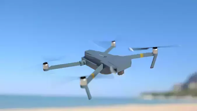 Drone Low-poly 3D model