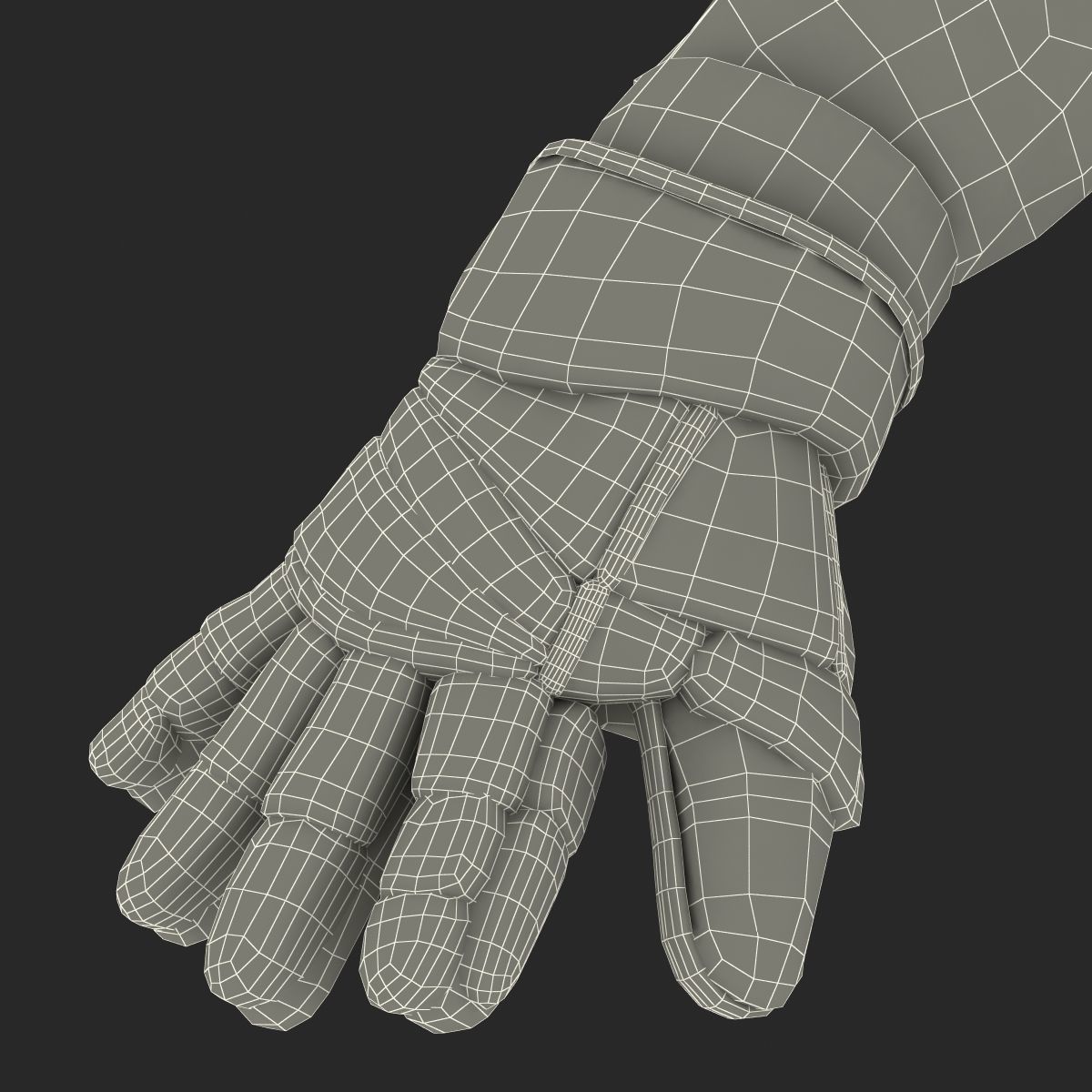 Hockey Player Islanders Rigged 3D model_35