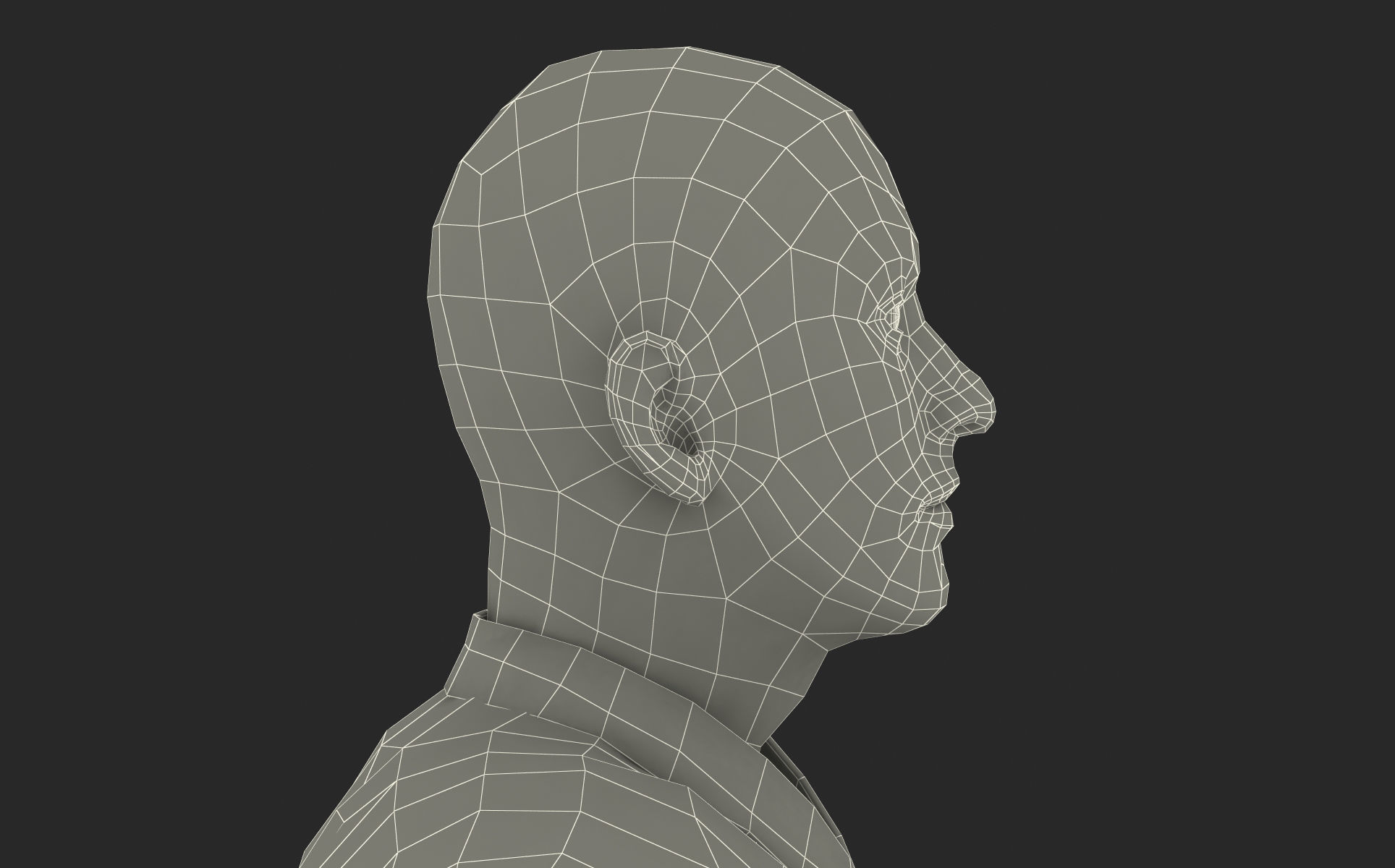 Hockey Player Canadiens Rigged for Maya 3D model_63