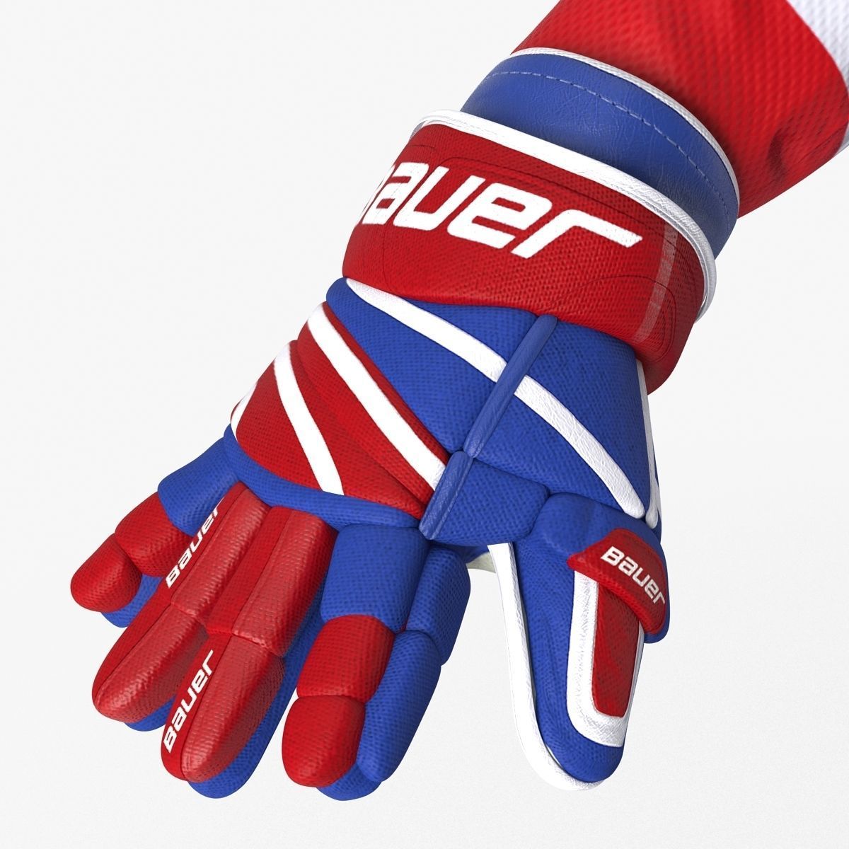 Hockey Player Canadiens Rigged for Maya 3D model_48