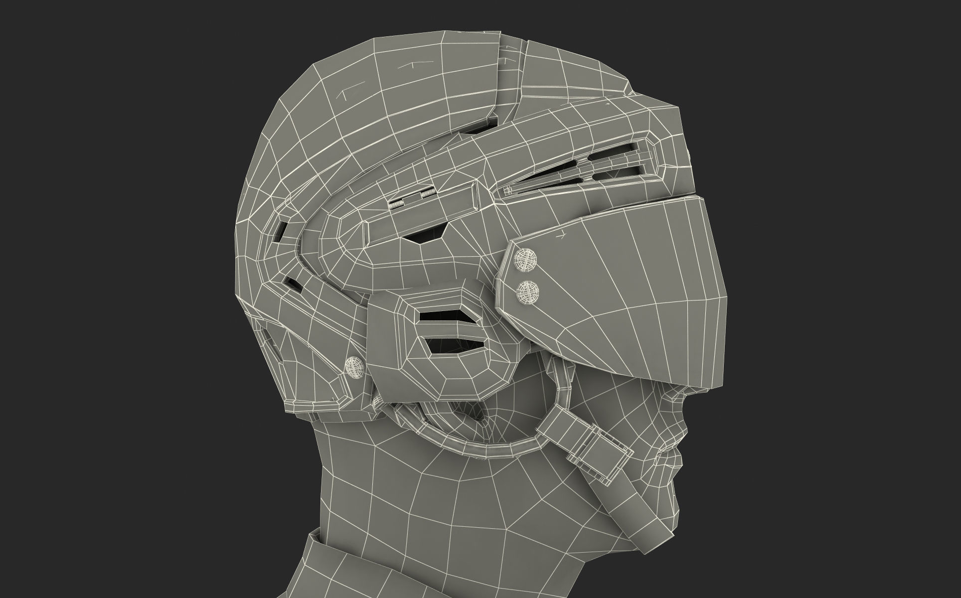 Hockey Player Canadiens Rigged for Maya 3D model_62