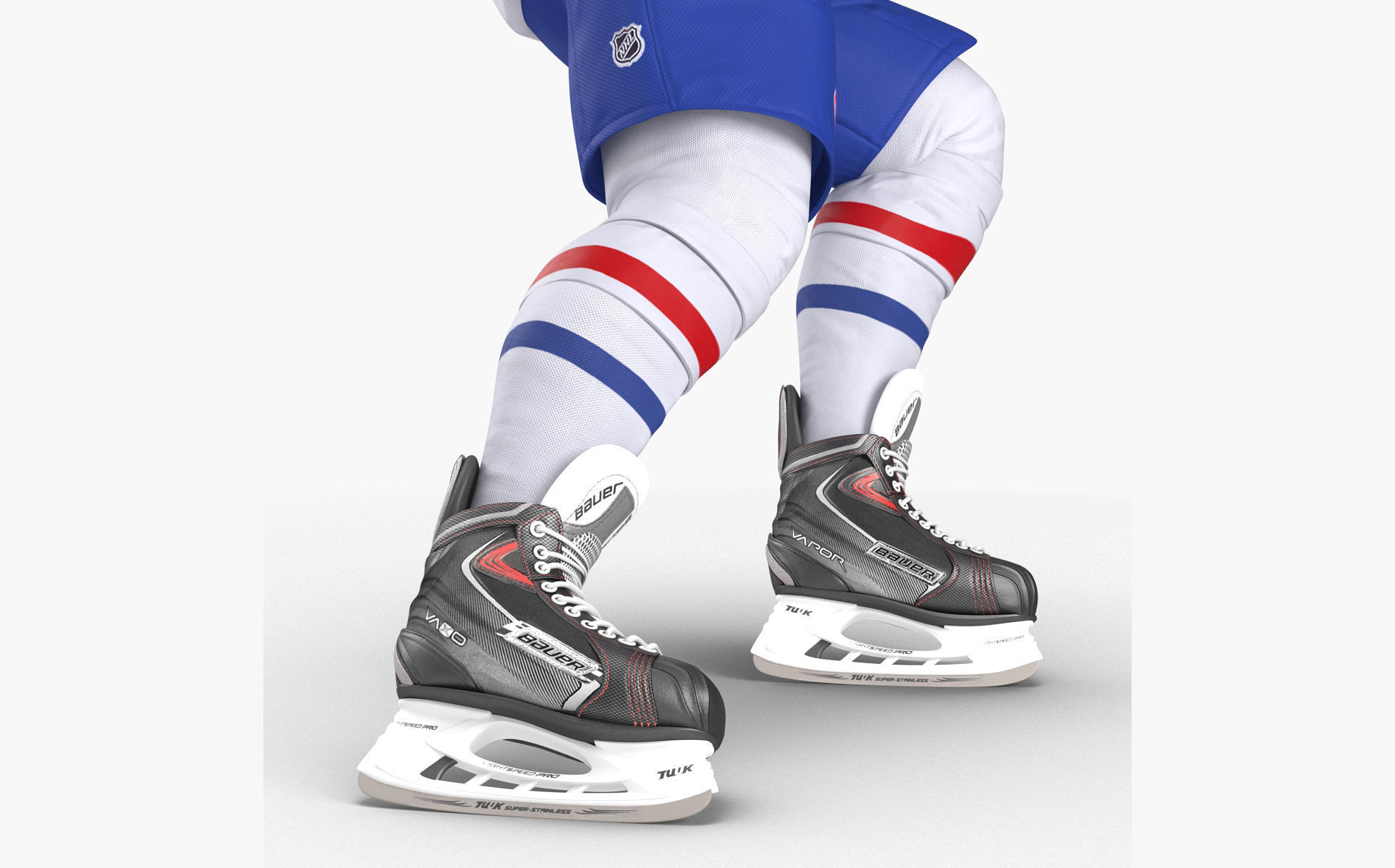 Hockey Player Canadiens Rigged for Maya 3D model_44