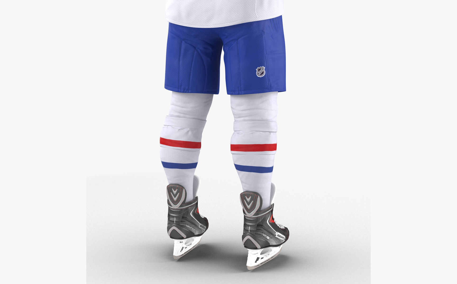 Hockey Player Canadiens Rigged for Maya 3D model_19