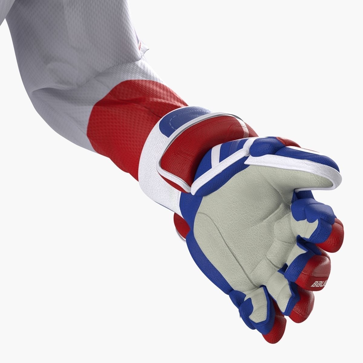 Hockey Player Canadiens Rigged for Maya 3D model_47