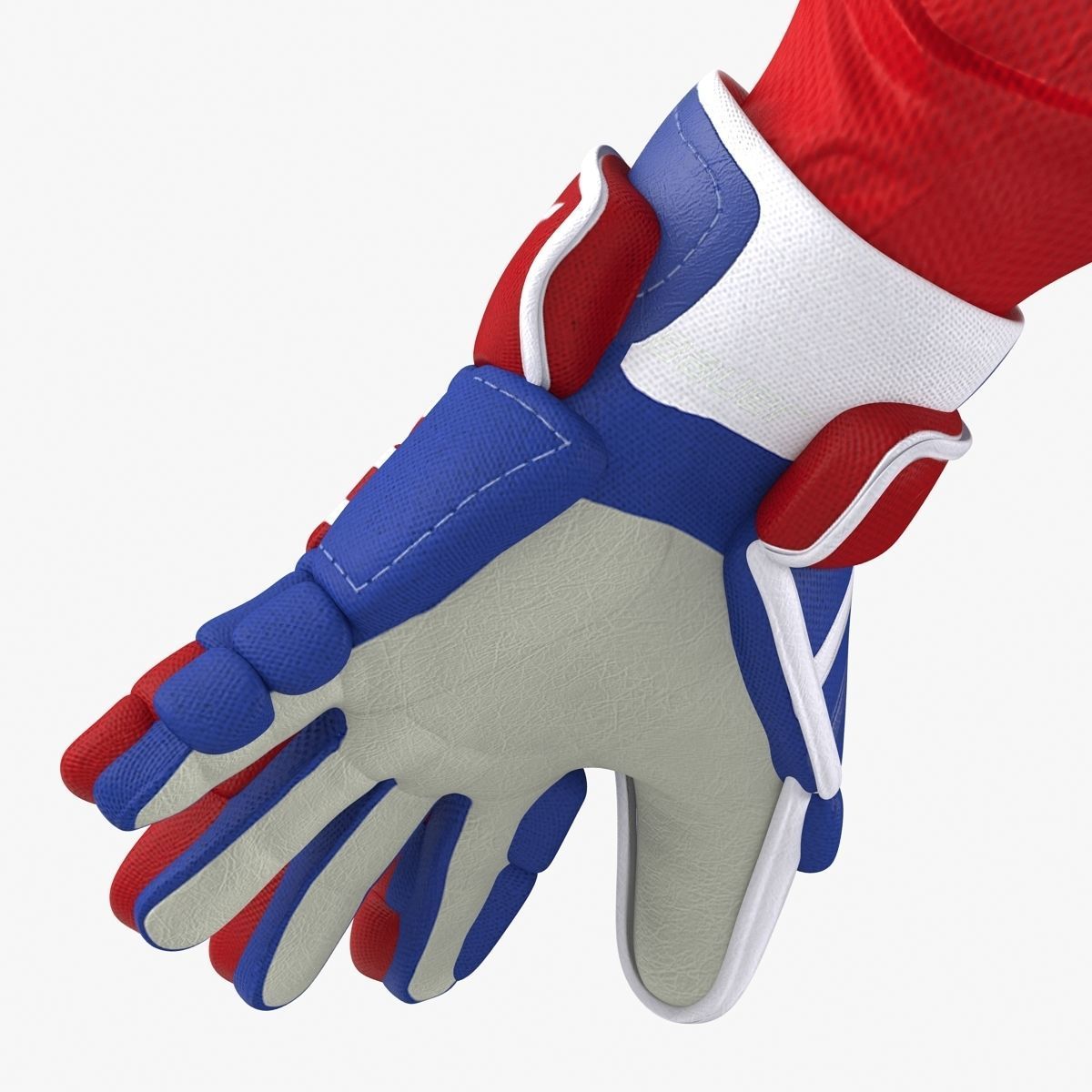 Hockey Player Canadiens Rigged for Maya 3D model_49