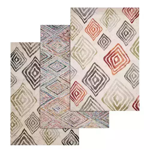 Rug Set 398 3D model
