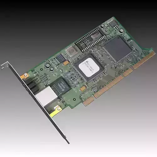 PC Network Card 3D model