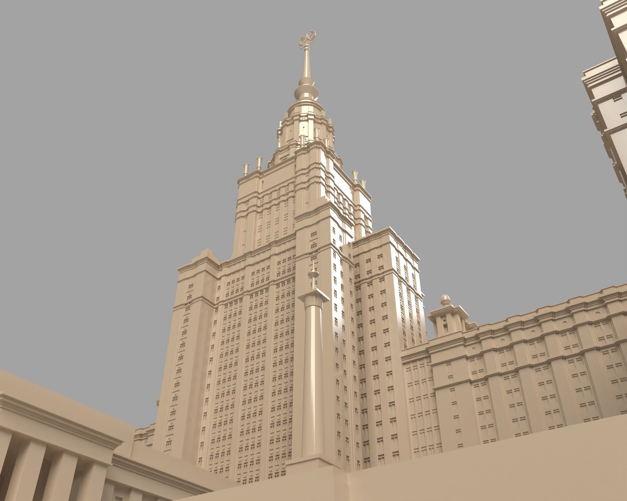Moscow state University 3D model_2