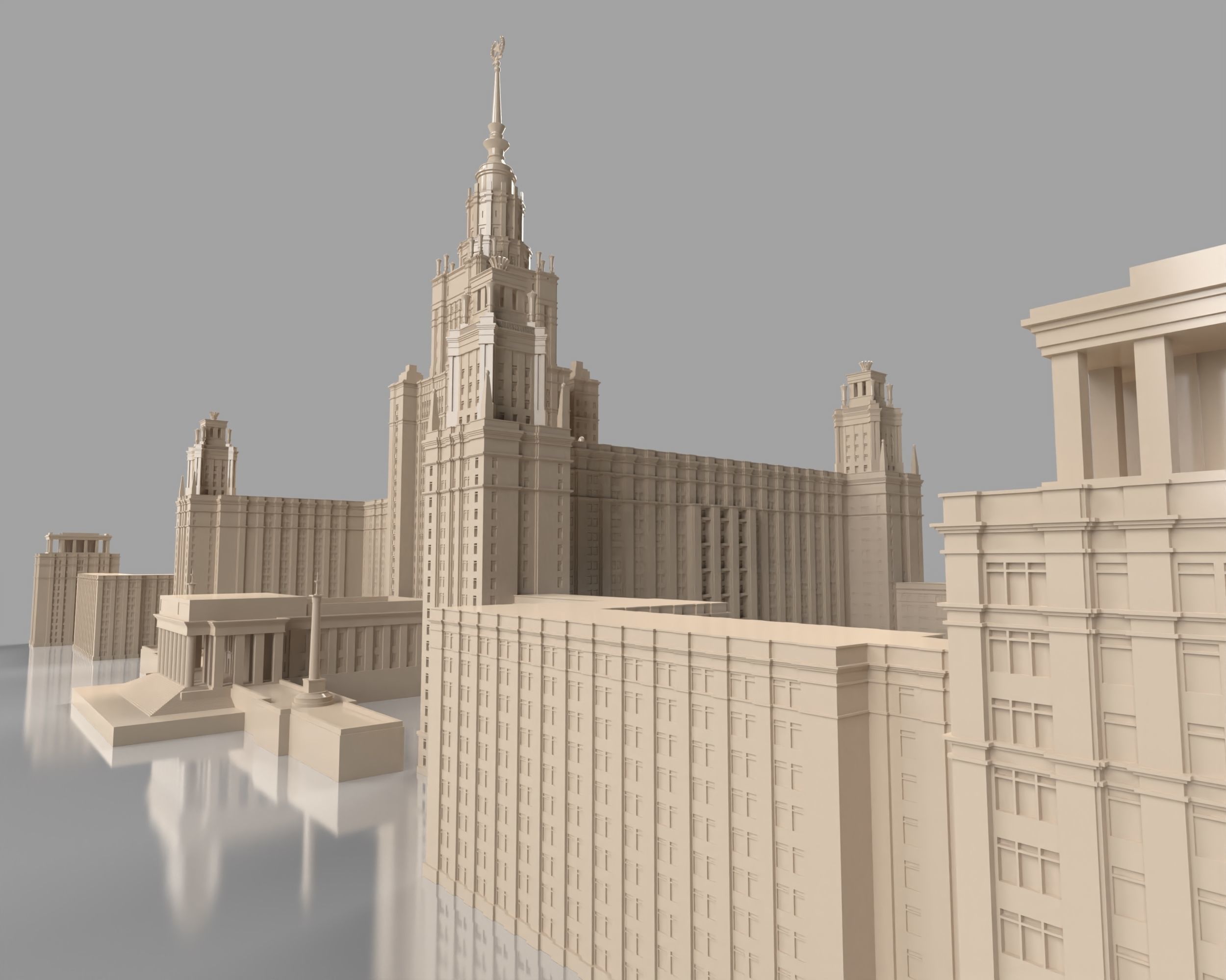 Moscow state University 3D model_1