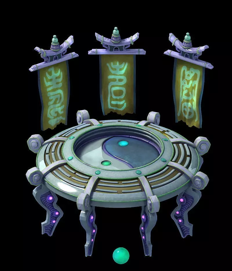 Game model - gossip too empty altar mirror 3D model_0