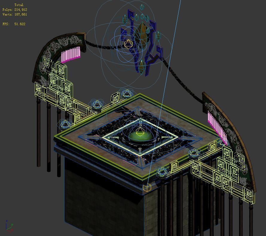 Baoguangge - Party A platform 3D model_2