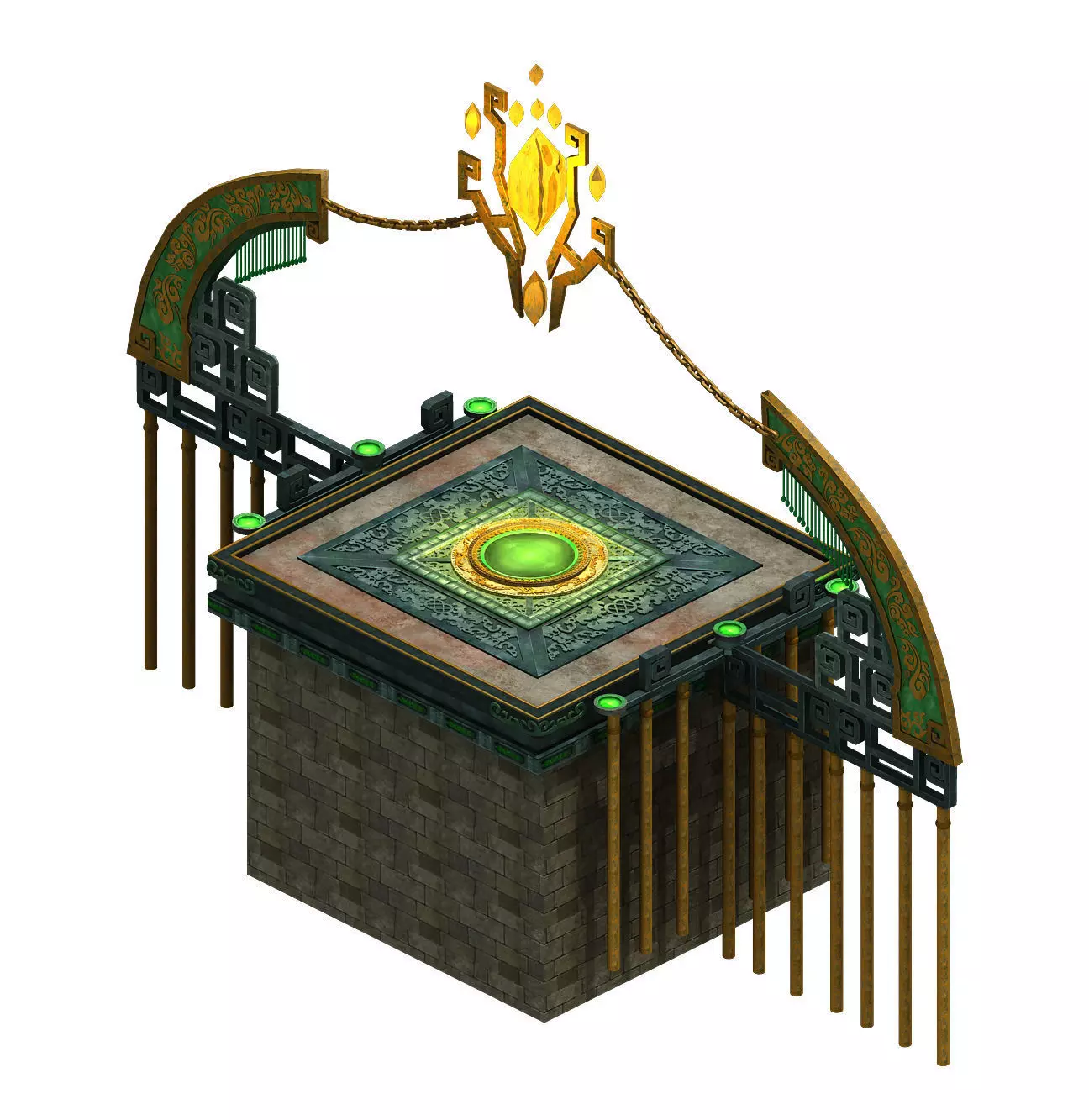 Baoguangge - Party A platform 3D model_0