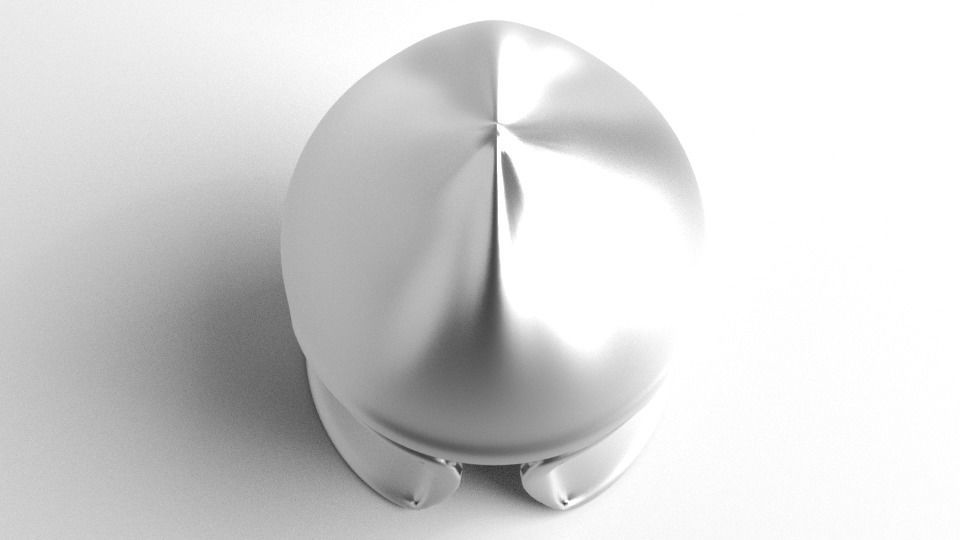 Medieval Helmet - Barbute 3D model_2