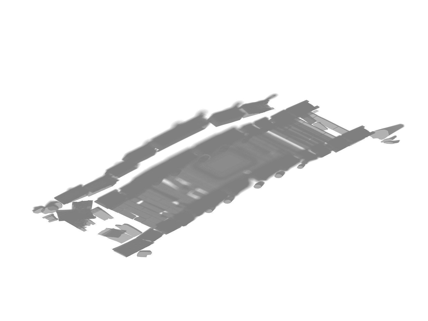 Game Model - Broken Stone Bridge Magic Star Bridge 3D model_1