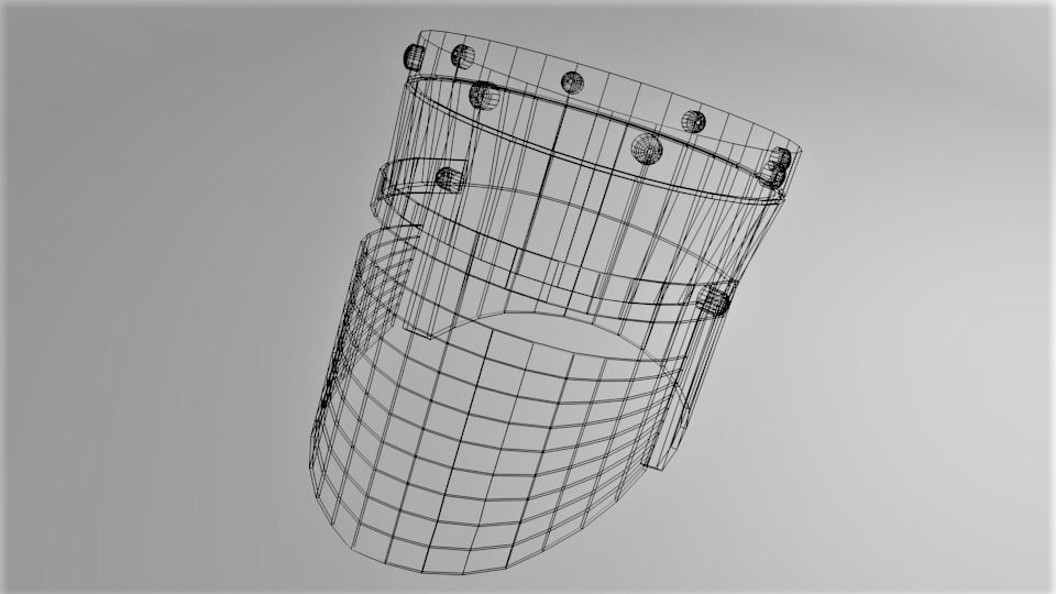 Medieval Helmet - Enclosed 3D model_5