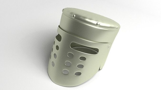 Medieval Helmet - Enclosed 3D model