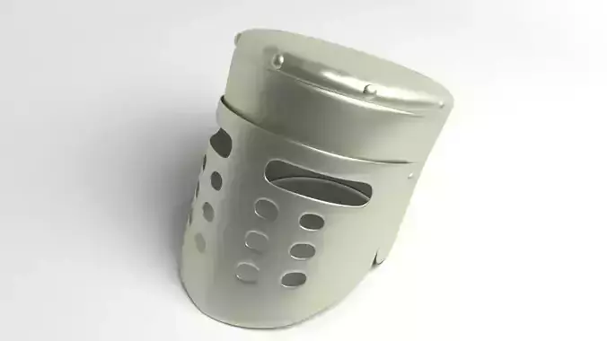 Medieval Helmet - Enclosed 3D model