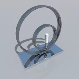 Ring lamp Free 3D model_0