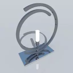 Ring lamp v2 Free 3D model
