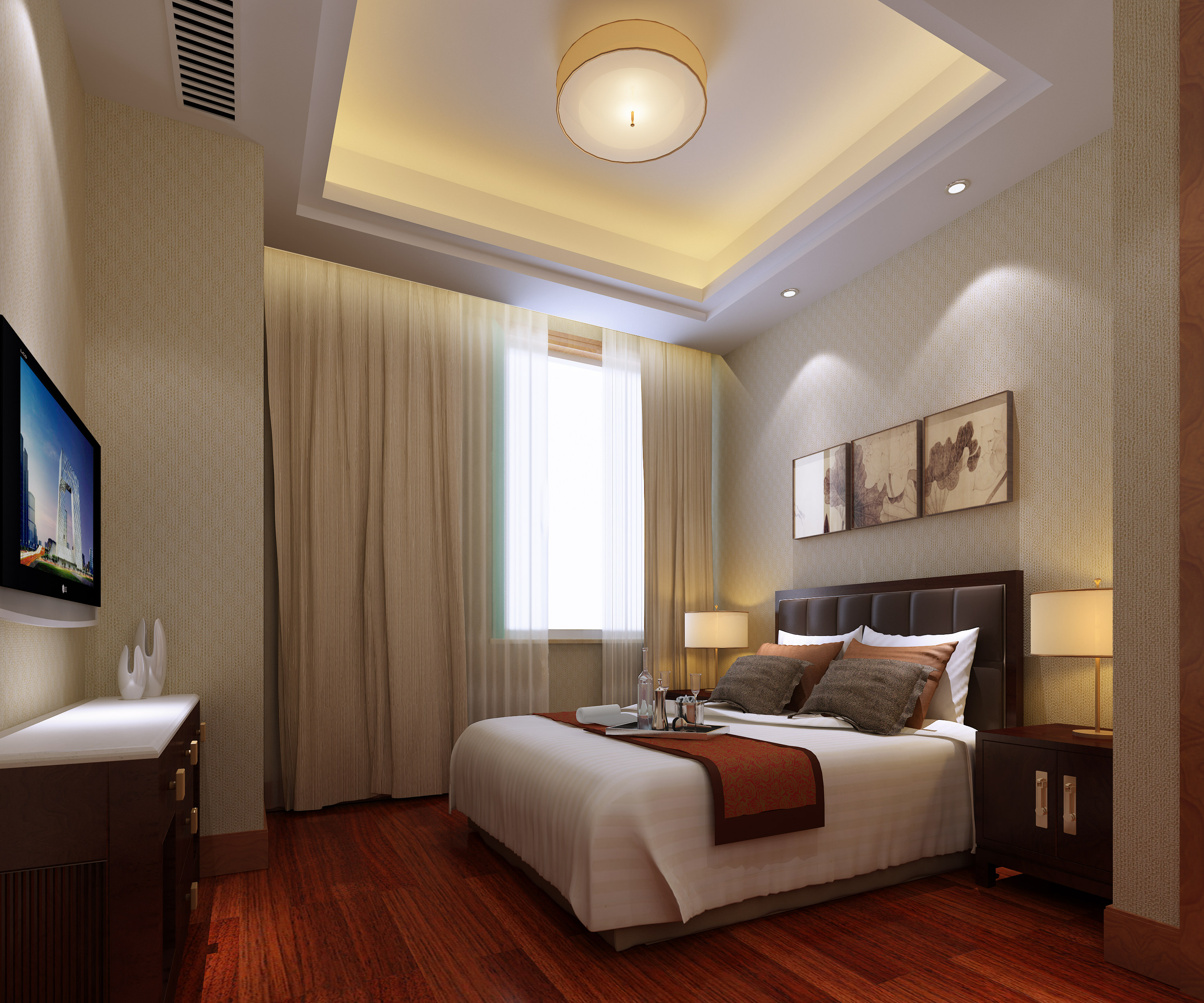 luxury bedroom 3d model max luxury bedroom 3d model max